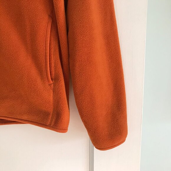 Uniqlo | Orange Zip-Up Fleece Jacket - Picture 2 of 8